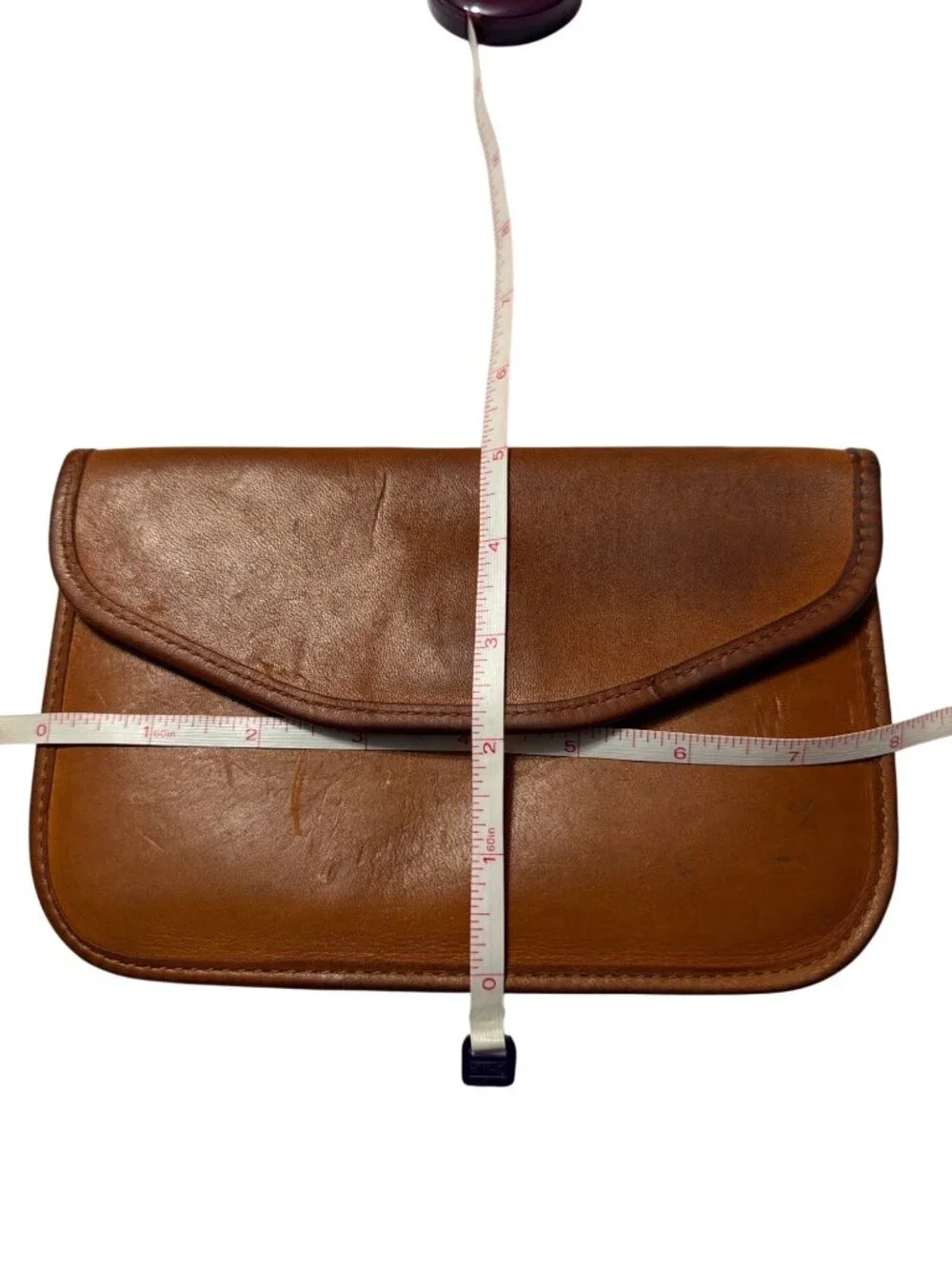 Vintage Michael Green Leather Envelope Clutch